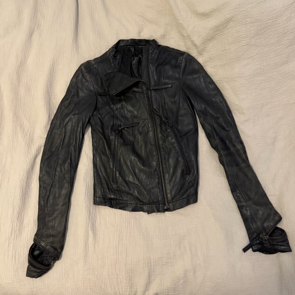 Black Leather Women's Jacket